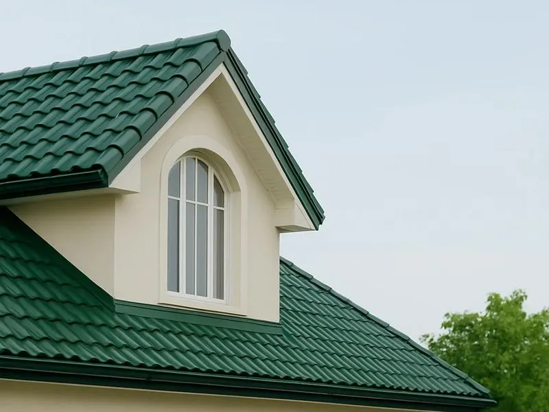 Jakie elewacje najlepiej komponują się z domem z zielonym dachem?