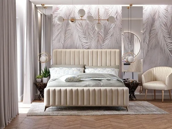 Aranżacja sypialni z dwoma oknami