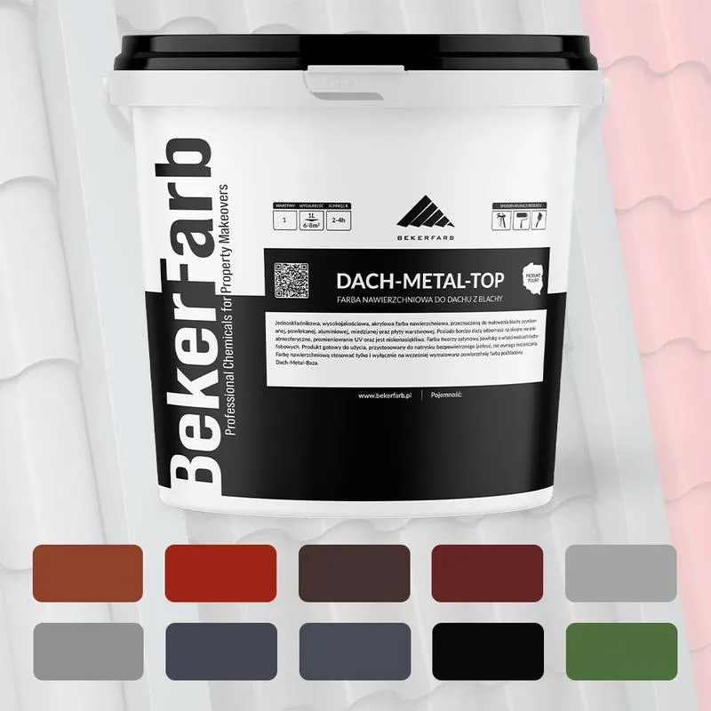 Farby do malowania dachu