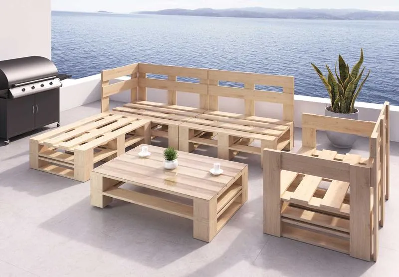 Meble ogrodowe z palet