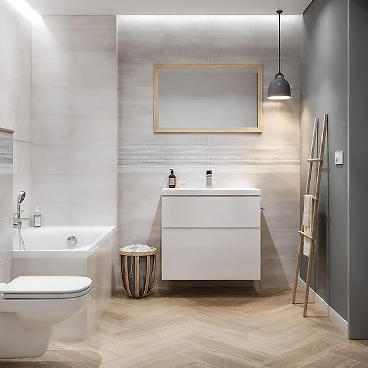 Mierzenie powierzchni łazienki