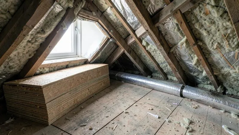 Montaż płyt gipsowo-kartonowych na poddaszu